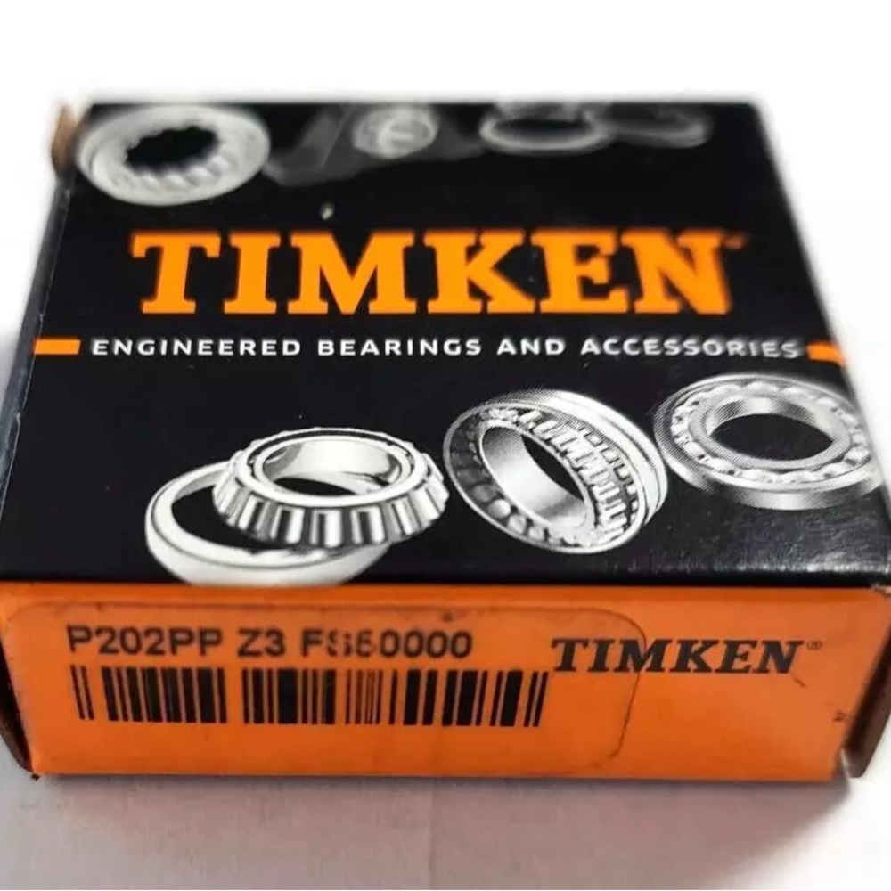 NEW SEALED TIMKEN P202PP Z3 FS50000- DEEP GROOVE BALL BEARING, 15mm BORE